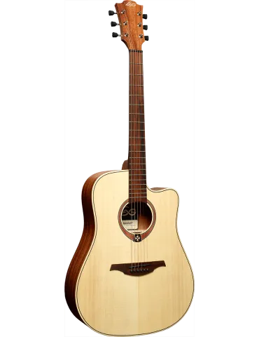 Lâg T70DC-NAT Tramontane 70 Dreadnought cutaway Natural
