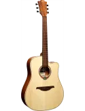  Lâg T70DC-NAT Dreadnought Cutaway Natural|MusicGoodDeal 