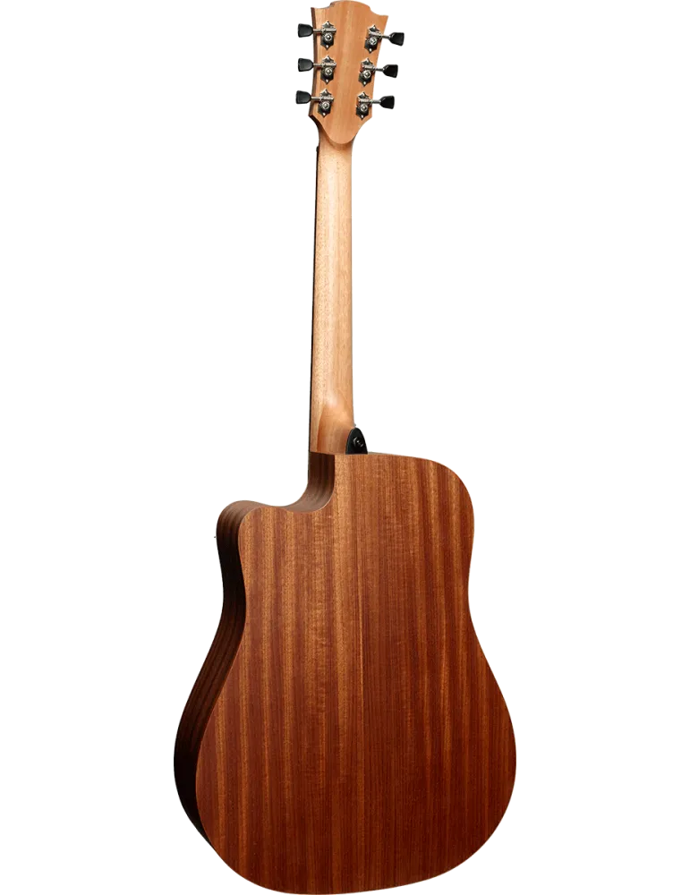  Lâg T70DC-NAT Dreadnought Cutaway Natural|MusicGoodDeal 