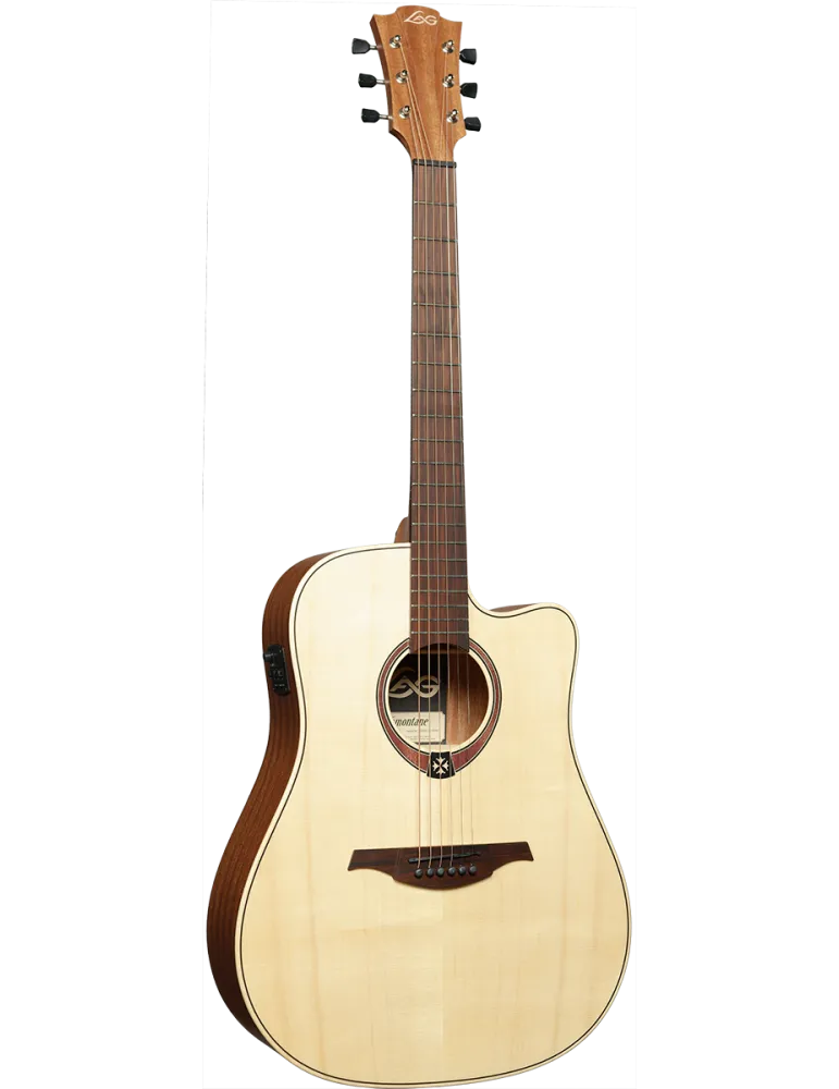  Lâg T70DCE-NAT Dreadnought cutaway electro Natural|MusicGoodDeal 