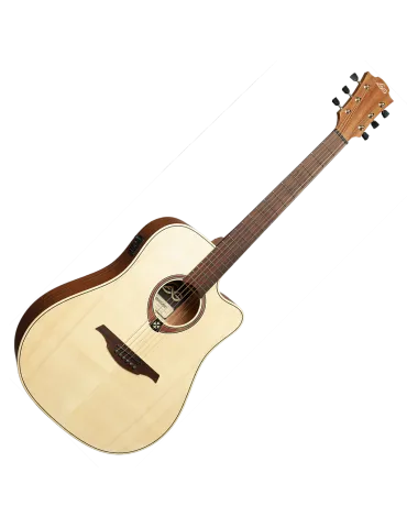  Lâg T70DCE-NAT Dreadnought cutaway electro Natural|MusicGoodDeal  2