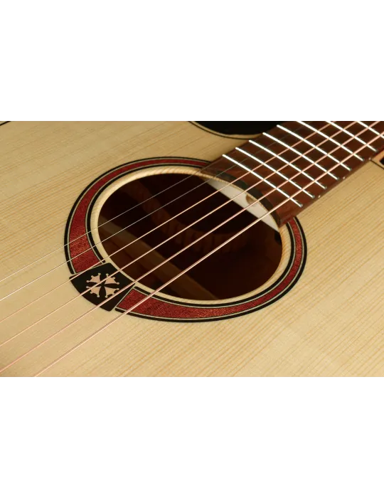 Lâg TL70DCE-NAT Dreadnought Zurdo Cutaway Electro Natural|MusicGoodDeal 