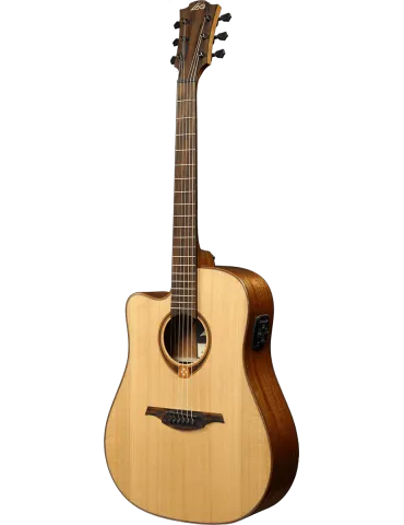  Lâg TL118DCE Lefty dread cutaway electro|MusicGoodDeal 