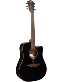  Lâg T118DCE-BLK Dread cutaway electro black|MusicGoodDeal 