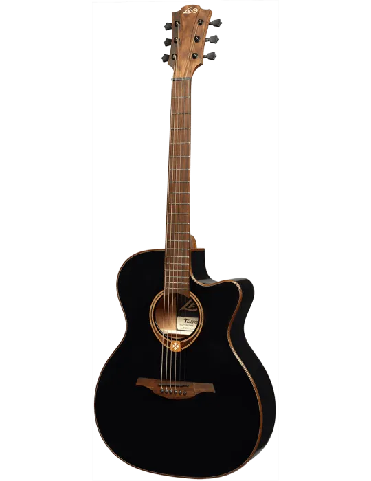  Lâg T118ACE-BLK Auditorio corte electro negro|MusicGoodDeal 