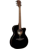  Lâg T118ASCE-BLK Auditorium slim cut electro black|MusicGoodDeal 