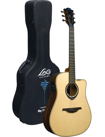 Lâg HyVibe 30 dread cutaway|MusicGoodDeal 