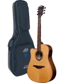  Lâg TLHV15DCE Lefty HyVibe 15 dread cutaway|MusicGoodDeal 