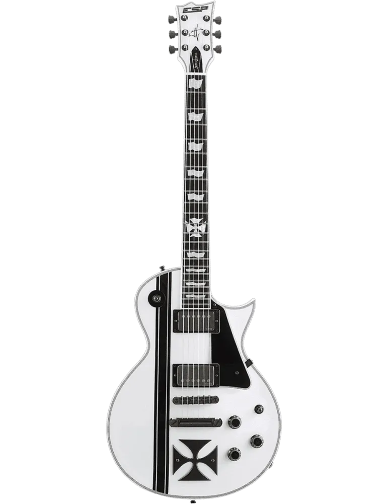  LTD IRONCROSS-SW Modell Iron Cross - Glänzendes Weiß|MusicGoodDeal 