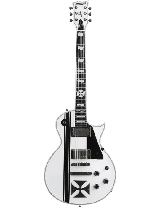  LTD IRONCROSS-SW Modell Iron Cross - Glänzendes Weiß|MusicGoodDeal 