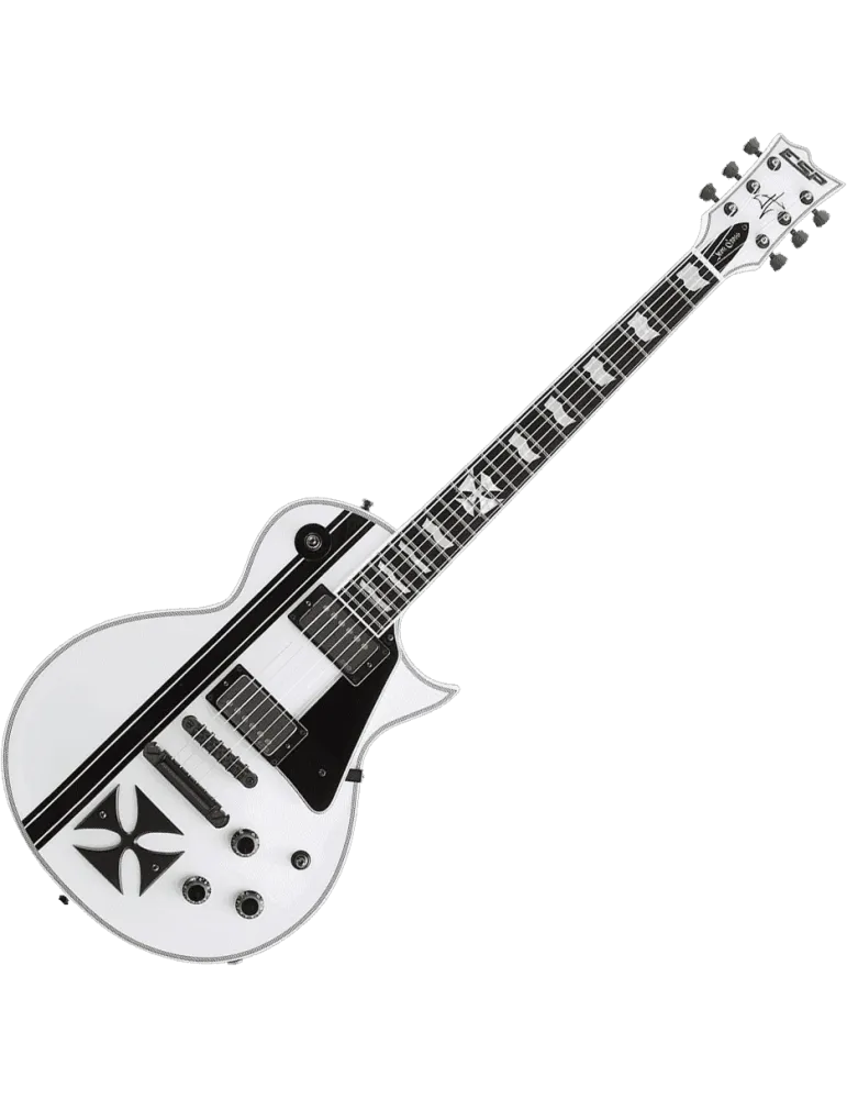  LTD IRONCROSS-SW Modell Iron Cross - Glänzendes Weiß|MusicGoodDeal 