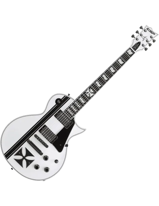  LTD IRONCROSS-SW Modell Iron Cross - Glänzendes Weiß|MusicGoodDeal 