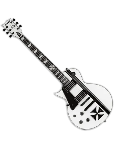  LTD IRONCROSSLH-SW Modelo de la Cruz de Hierro - Blanco Brillante - para zurdos|MusicGoodDeal  2