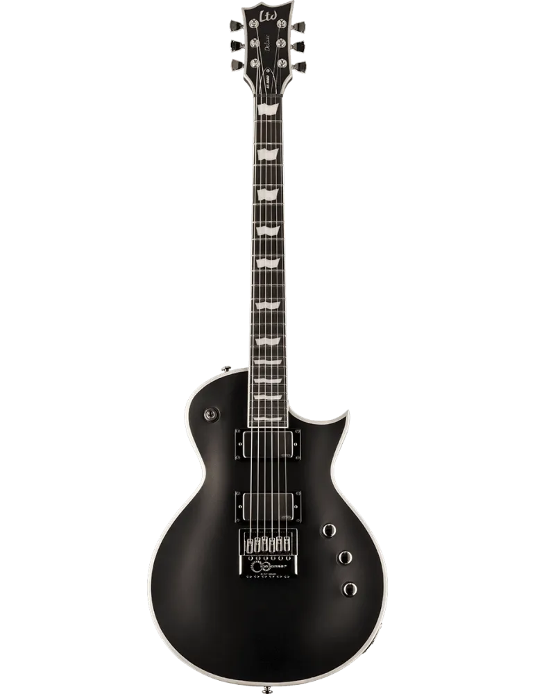  LTD EC1000ETBB-BLKS Modell 1000 Deluxe - EC-1000 Evertune Black Satin|MusicGoodDeal 