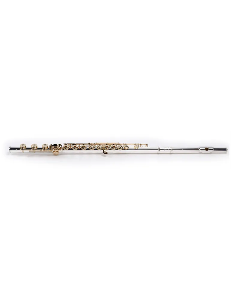  PEARL FLUTE MD925RB/K SILBER - Maesta .925, vergoldete Schlüsselanhänger, Hohlschalen in Reihe, Si-Pfote|MusicGoodDeal 