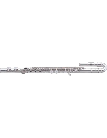  PEARL FLUTE PFA201U Kopfstück und Rohr aus versilbertem Neusilber - Altflöte mit gebogenem Kopfstück PFA201U|MusicGoodDeal 