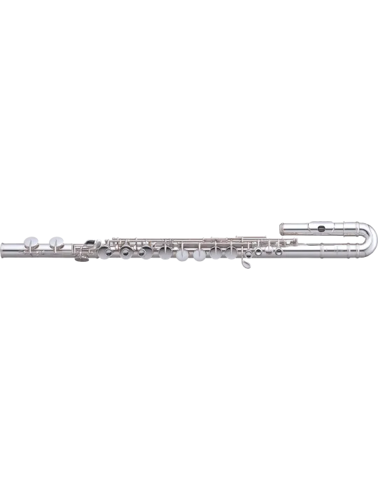  PEARL FLUTE PFA201U Silver plated nickel silver head and tube - Alto flute with curved head PFA201U|MusicGoodDeal 