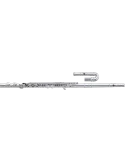  PEARL FLUTE PFA201SU Kopf und Röhre aus versilbertem Neusilber - Gerader Kopf + gebogener Kopf, Ut-Fuß|MusicGoodDeal 