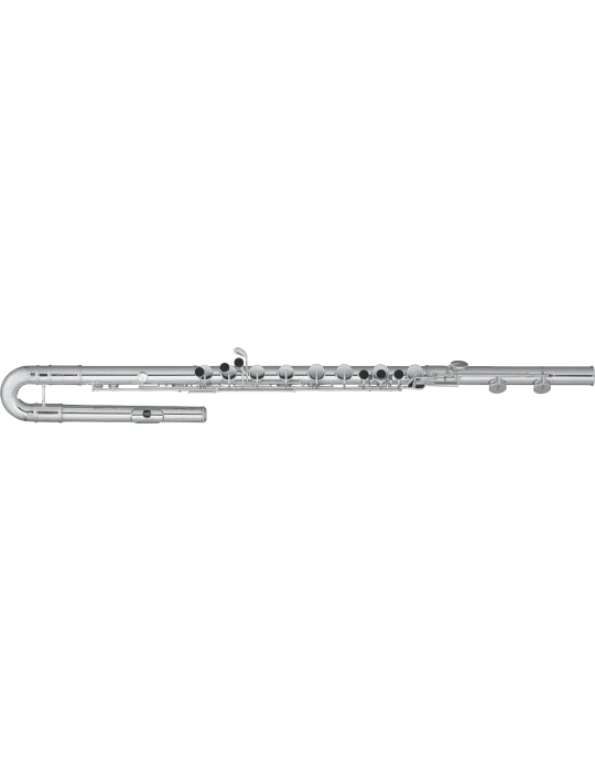  PEARL FLUTE PFB305 Kopf und Röhre aus versilbertem Neusilber - Gebogener Kopf, Ut-Pfote|MusicGoodDeal 