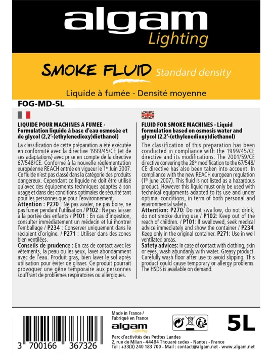 ALGAM LIGHTING FOG-MD-5L | MusicGoodDeal