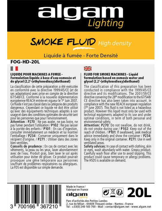 ALGAM LIGHTING FOG-HD-20L | MusicGoodDeal