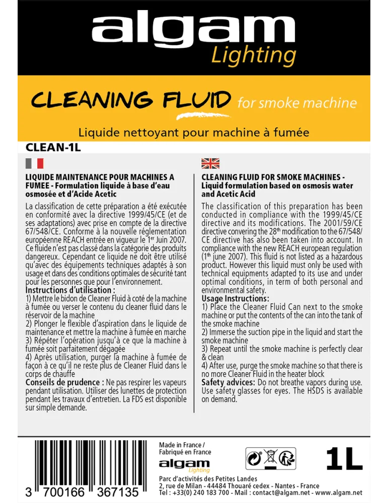 ALGAM LIGHTING CLEAN-1L | MusicGoodDeal