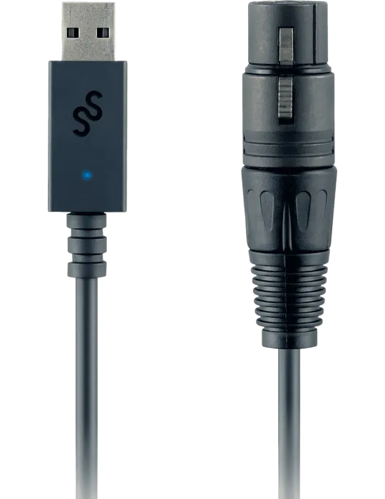  SOUNDSWITCH MICRODMXINTERFACE USB / DMX 3-pin cable|MusicGoodDeal 