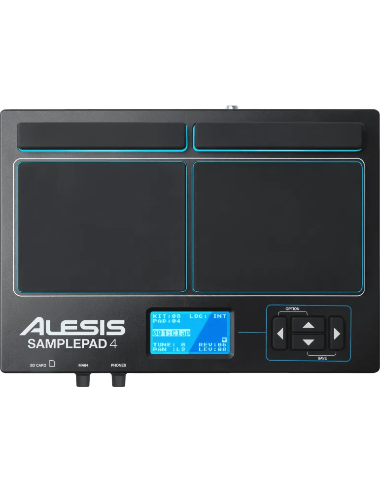  ALESIS SAMPLEPAD-4 4 zonas + reproductor de muestras|MusicGoodDeal 