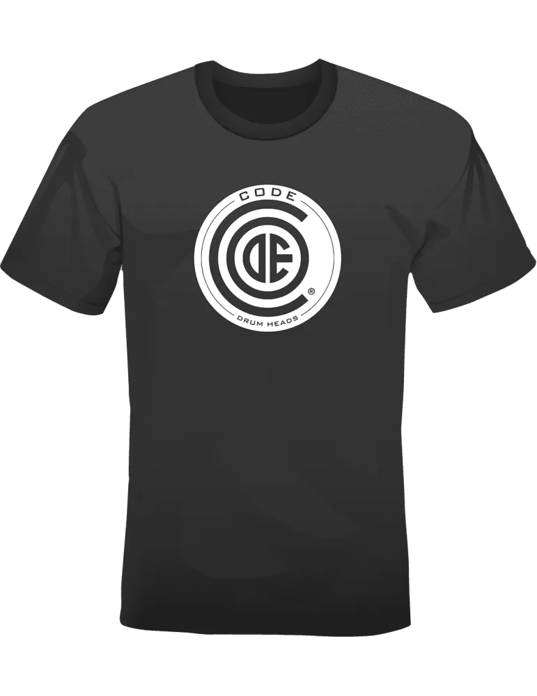  CODE DRUMHEADS TSH01-S CAMISETA NEGRA S|MusicGoodDeal 