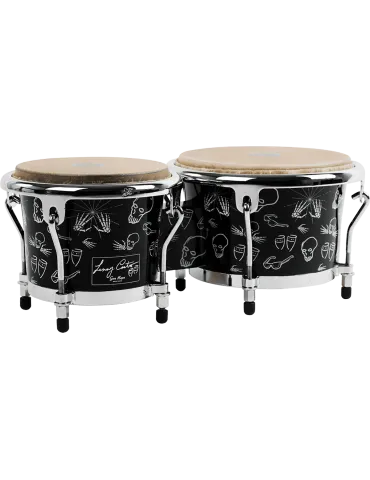  GON BOPS TP0785LC Bongos 7" & 8,5" Asian Oak / Black Custome Lenny Castro|MusicGoodDeal 