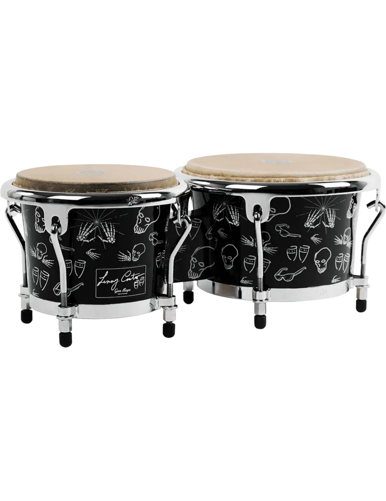  GON BOPS TP0785LC Bongos 7" & 8,5" Asian Oak / Black Custome Lenny Castro|MusicGoodDeal 
