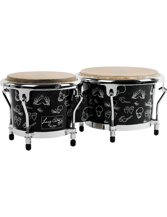  GON BOPS TP0785LC Bongos 7" & 8,5" Asian Oak / Black Custome Lenny Castro|MusicGoodDeal 