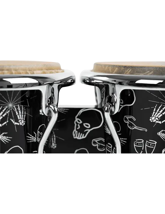  GON BOPS TP0785LC Bongos 7" & 8,5" Asian Oak / Black Custome Lenny Castro|MusicGoodDeal 