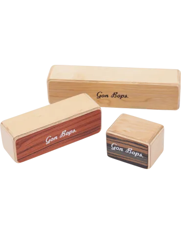  GON BOPS FSPWSH3 Shaker - Fiesta Wood Shakers 3 pack|MusicGoodDeal 