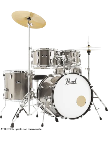  PEARL RSS505CC-707 Fusion 20" 5 Trommeln - Bronze Metallic + Sabian Solar Pack 2 Becken|MusicGoodDeal  2