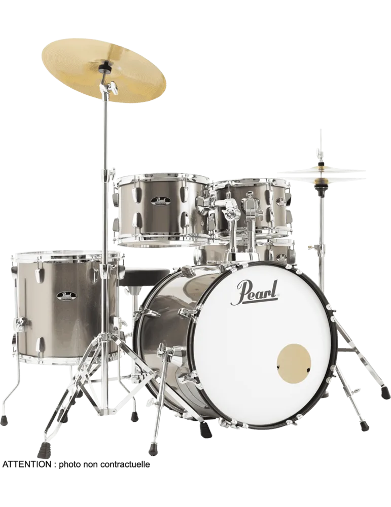  PEARL RSS505CC-707 Batería Fusion 20" 5 - Bronce Metálico + pack de platillos Sabian Solar 2|MusicGoodDeal 