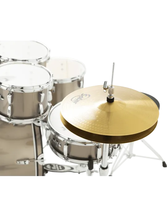  PEARL RSS505CC-707 Batería Fusion 20" 5 - Bronce Metálico + pack de platillos Sabian Solar 2|MusicGoodDeal 