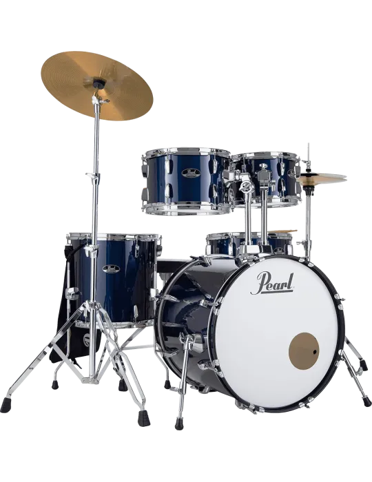  PEARL RSS505CC-743 Fusion 20" 5 Trommeln - Royal Blue Metallic + Sabian Solar Pack 2 Becken|MusicGoodDeal 