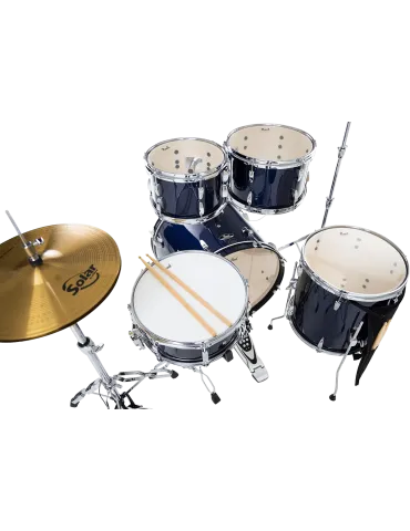  PEARL RSS505CC-743 Fusion 20" 5 Trommeln - Royal Blue Metallic + Sabian Solar Pack 2 Becken|MusicGoodDeal  2