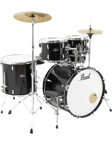  PEARL RSS525SCC-31 Rock 22" 5 Trommeln - Jet Black + Sabian Solar Pack 2 Becken|MusicGoodDeal  2