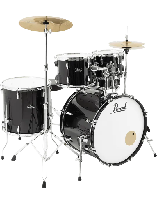  PEARL RSS525SCC-31 Rock 22" 5 Trommeln - Jet Black + Sabian Solar Pack 2 Becken|MusicGoodDeal 