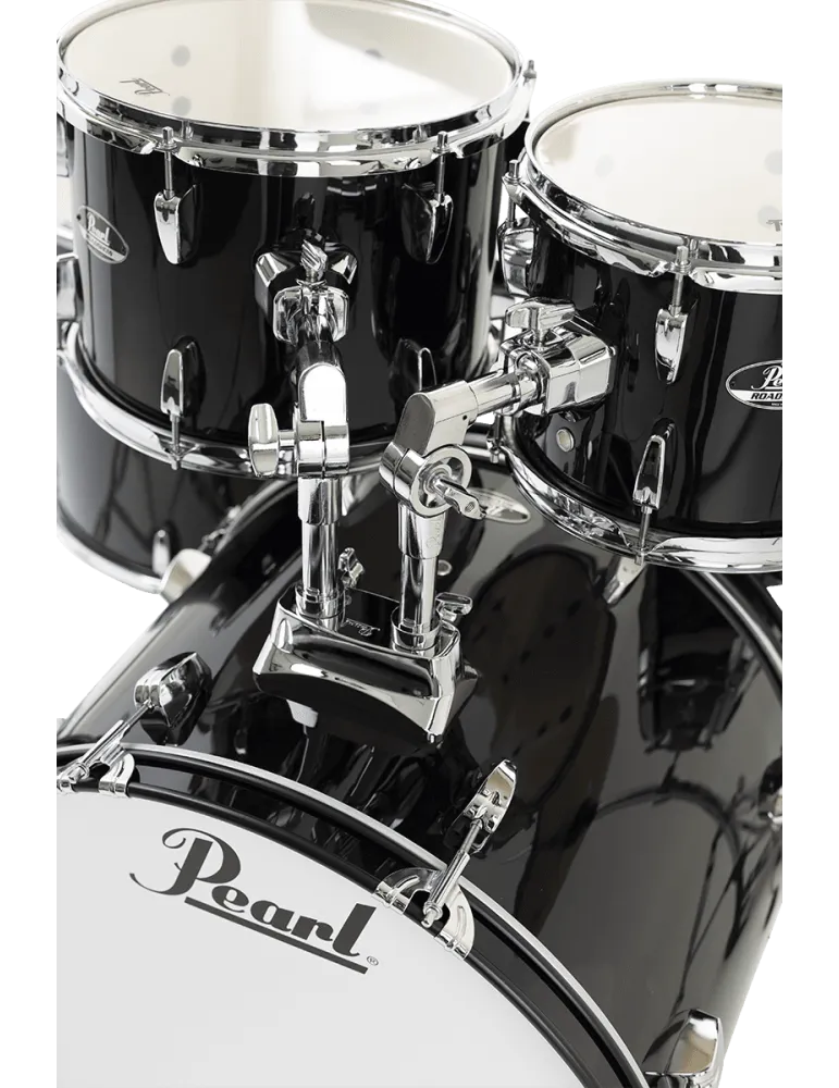  PEARL RSS525SCC-31 Rock 22" 5 Trommeln - Jet Black + Sabian Solar Pack 2 Becken|MusicGoodDeal 
