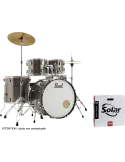  PEARL RSS525SCC-707 Rock 22" 5 tambores - Bronce metálico + pack de platillos Sabian Solar 2|MusicGoodDeal 