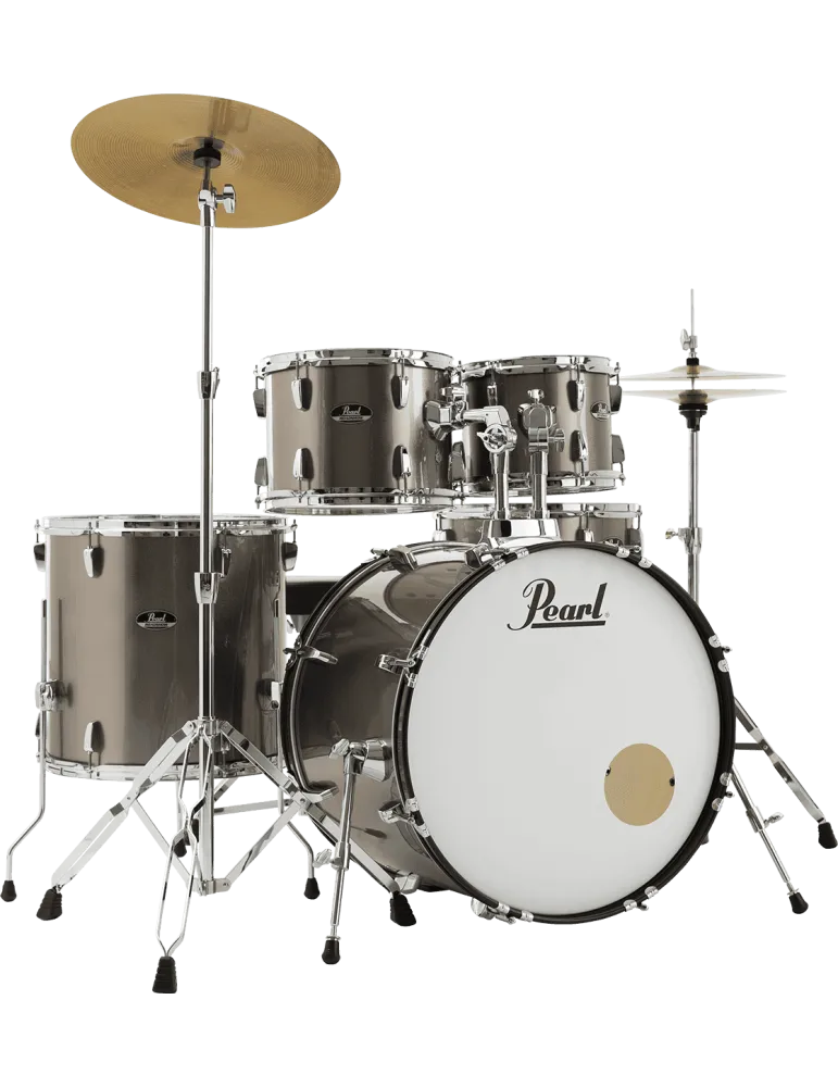  PEARL RSS525SCC-707 Rock 22" 5 tambores - Bronce metálico + pack de platillos Sabian Solar 2|MusicGoodDeal 
