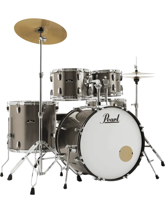  PEARL RSS525SCC-707 Rock 22" 5 tambores - Bronce metálico + pack de platillos Sabian Solar 2|MusicGoodDeal 