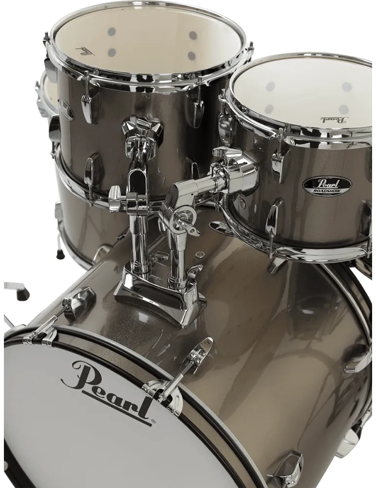  PEARL RSS525SCC-707 Rock 22" 5 tambores - Bronce metálico + pack de platillos Sabian Solar 2|MusicGoodDeal 