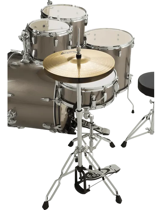  PEARL RSS525SCC-707 Rock 22" 5 tambores - Bronce metálico + pack de platillos Sabian Solar 2|MusicGoodDeal 