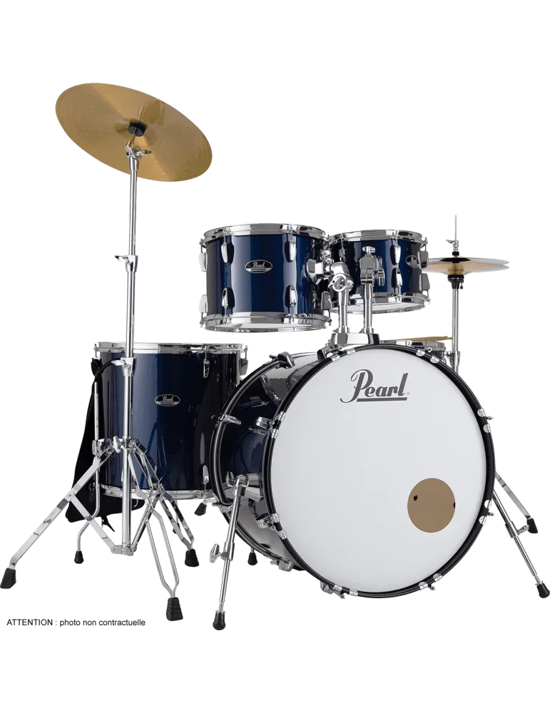  PEARL RSS525SCC-743 Rock 22" 5 Trommeln - Royal Blue Metallic + Sabian Solar Pack 2 Becken|MusicGoodDeal 
