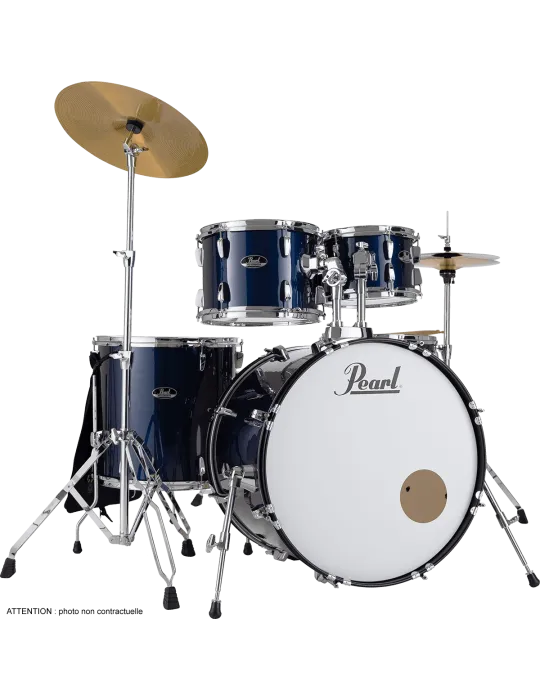  PEARL RSS525SCC-743 Rock 22" 5 Trommeln - Royal Blue Metallic + Sabian Solar Pack 2 Becken|MusicGoodDeal 
