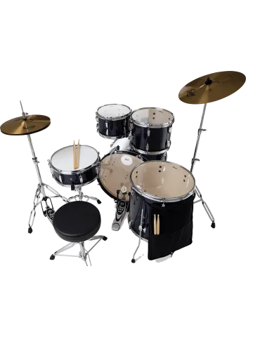  PEARL RSS525SCC-743 Rock 22" 5 Trommeln - Royal Blue Metallic + Sabian Solar Pack 2 Becken|MusicGoodDeal  2